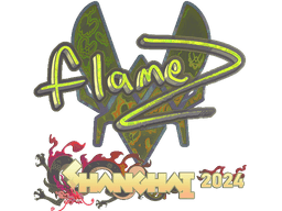 Sticker | FlameZ (Holo) | Shanghai 2024