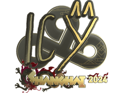 Sticker | ICY (Gold) | Shanghai 2024