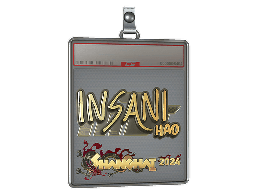 Sticker Slab | insani (Gold) | Budapest 2025