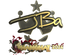 Sticker | JBa (Gold) | Shanghai 2024