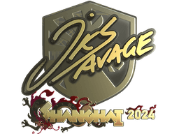 Sticker | jks (Gold) | Shanghai 2024