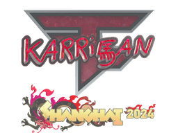 Sticker | karrigan (Glitter) | Shanghai 2024