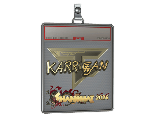 Sticker Slab | karrigan (Gold) | Budapest 2025