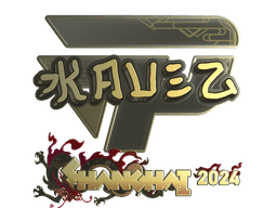 Sticker | kauez (Gold) | Shanghai 2024
