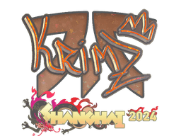 Sticker | KRIMZ (Glitter) | Shanghai 2024