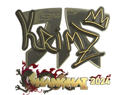 Sticker | KRIMZ (Gold) | Shanghai 2024