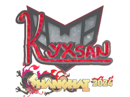 Sticker | kyxsan (Glitter) | Shanghai 2024