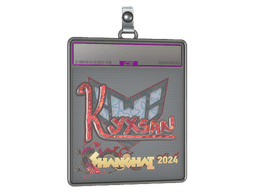 Sticker Slab | kyxsan (Holo) | Shanghai 2024