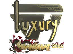 Sticker | lux (Gold) | Shanghai 2024