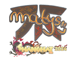 Sticker | MATYS (Holo) | Shanghai 2024