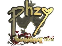 Sticker | phzy (Gold) | Shanghai 2024