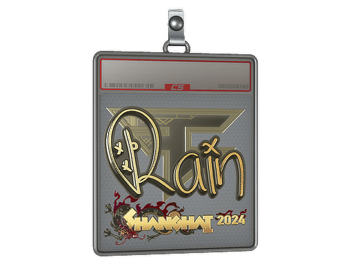 Sticker Slab | rain (Gold) | Budapest 2025
