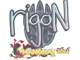Sticker | rigoN (Holo) | Shanghai 2024