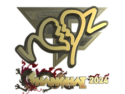 Sticker | ropz (Gold) | Shanghai 2024