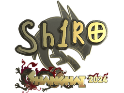 Sticker | sh1ro (Gold) | Shanghai 2024