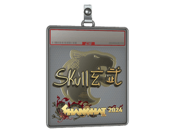 Sticker Slab | skullz (Gold) | Paris 2023