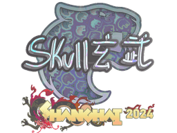 Sticker | skullz (Holo) | Shanghai 2024
