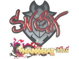 Sticker | Snax (Glitter) | Shanghai 2024