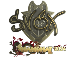 Sticker | Snax (Gold) | Shanghai 2024