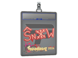 Sticker Slab | snow | Shanghai 2024
