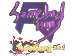 Sticker | somebody (Holo) | Shanghai 2024