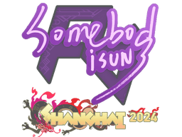 Sticker | somebody | Shanghai 2024