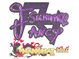 Sticker | Summer (Glitter) | Shanghai 2024
