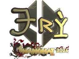 Sticker | TRY (Gold) | Shanghai 2024