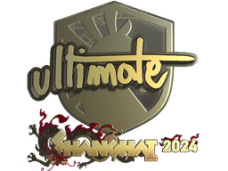Sticker | ultimate (Gold) | Shanghai 2024