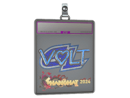 Sticker Slab | volt (Holo) | Shanghai 2024