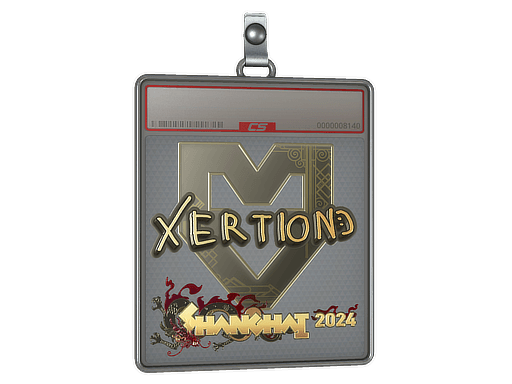 Sticker Slab | xertioN (Gold) | Rio 2022