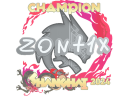 Sticker | zont1x (Champion) | Shanghai 2024