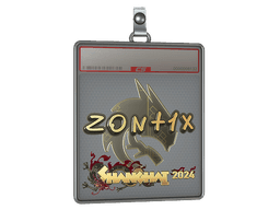 Sticker Slab | zont1x (Gold) | Shanghai 2024