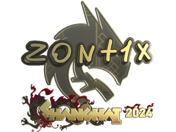 Sticker | zont1x (Gold) | Shanghai 2024