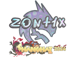Sticker | zont1x (Holo) | Shanghai 2024