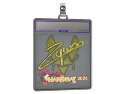 Sticker Slab | ZywOo (Glitter) | Shanghai 2024