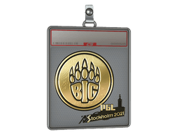 Sticker Slab | BIG (Gold) | Shanghai 2024