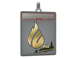 Sticker Slab | Copenhagen Flames (Gold) | Antwerp 2022