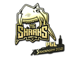 Sticker | Sharks Esports (Gold) | Cologne 2026