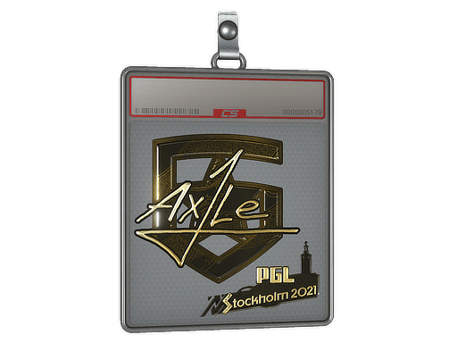 Sticker Slab | Ax1Le (Gold) | Stockholm 2021