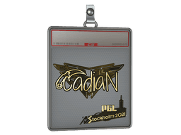 Sticker Slab | cadiaN (Gold) | London 2018