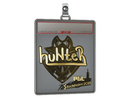 Sticker Slab | huNter- (Gold) | Shanghai 2024