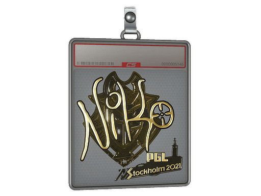 Sticker Slab | NiKo (Gold) | Austin 2025