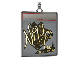 Sticker Slab | NiKo (Gold) | London 2018