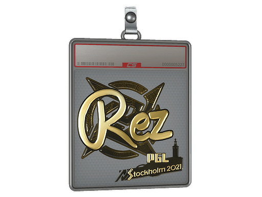 Sticker Slab | REZ (Gold) | Budapest 2025