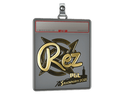 Sticker Slab | REZ (Gold) | London 2018