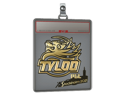 Sticker Slab | Tyloo (Gold) | Berlin 2019